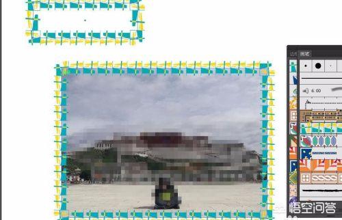 AI工具：畫(huà)筆工具使用與圖片加邊框？